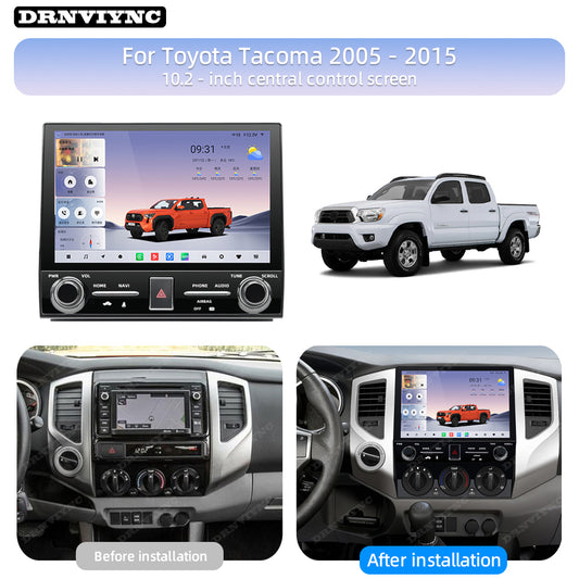 10 Inch Android 14 8Core Car Stereo for Toyota Tacoma 2005 - 2015 Wireless CarPlay DSP GPS Touch Screen Car Radio