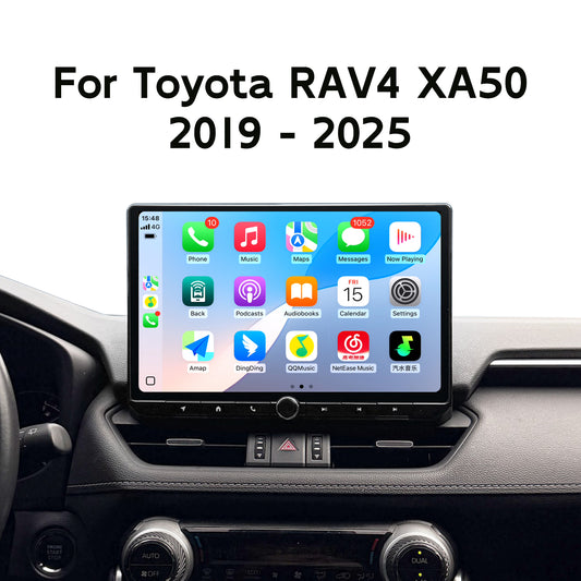 12.5 Inch Car Radio for Toyota RAV4 AX50 2019 - 2025 Wireless CarPlay DSP GPS 8Core Android 14 Car Stereo Player