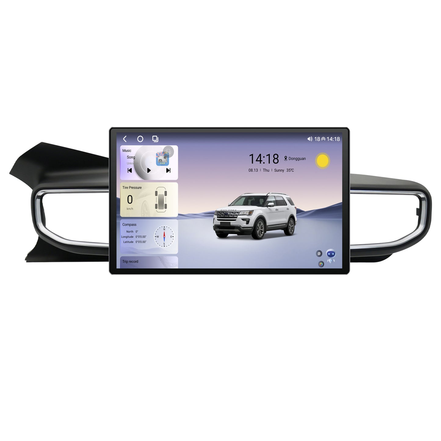 13 Inch Android Car Radio for Ford Explorer U625 2020 2021 2022 Wireless CarPlay UIS7865 Android 14 8Core Car Stereo