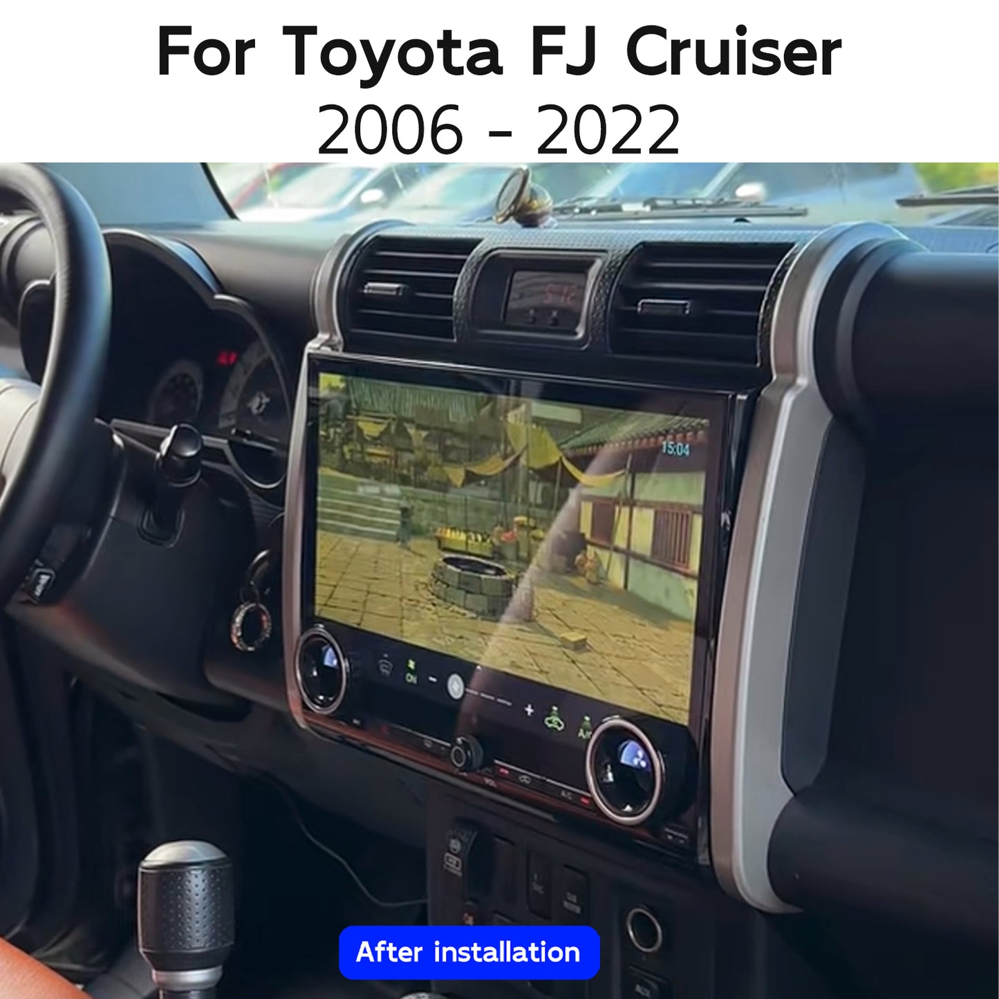 14.6 Inch Android Car Radio for Toyota FJ Cruiser 2006-2022 Wireless CarPlay UIS7865 Android 14 8Core Car Stereo