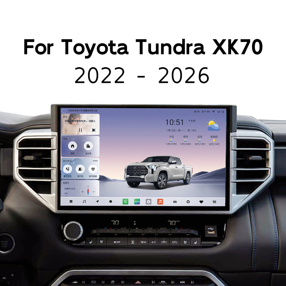14.6" Android Car Radio for Toyota Tundra XK70 2022-2026 Wireless CarPlay Touch Screen 8Core Car Stereo Headunit