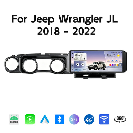 15 Inch UIS7870 8Core Android 15 Car Stereo for Jeep Wrangler JL 2018 - 2022