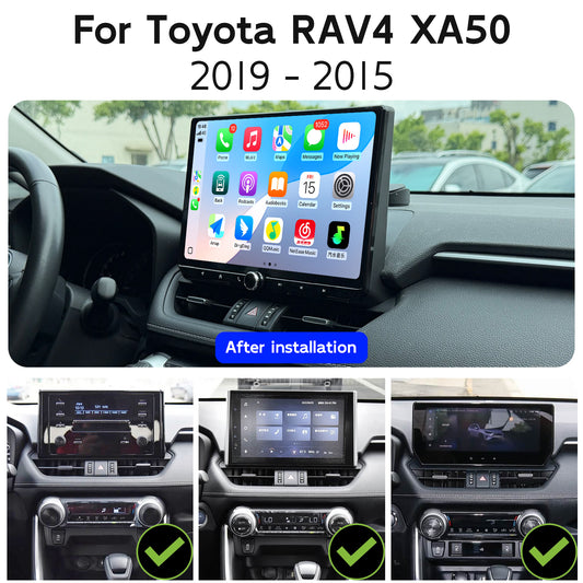 12.5 Inch Car Radio for Toyota RAV4 AX50 2019 - 2025 Wireless CarPlay DSP GPS 8Core Android 14 Car Stereo Player