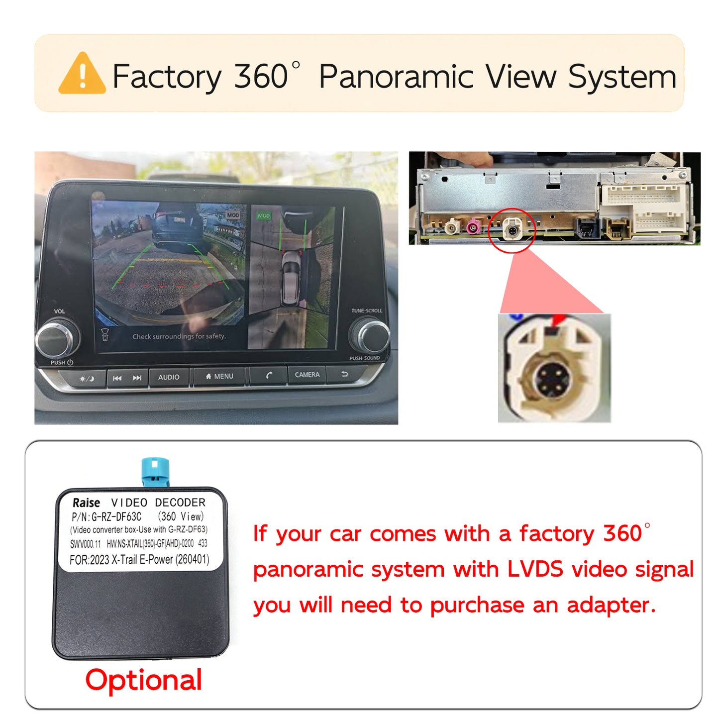 12.3 Inch Android Car Radio for Nissan Rogue X-Trail T33 2021 - 2024 Wireless CarPlay UIS7865 Android 14 8Core Car Stereo