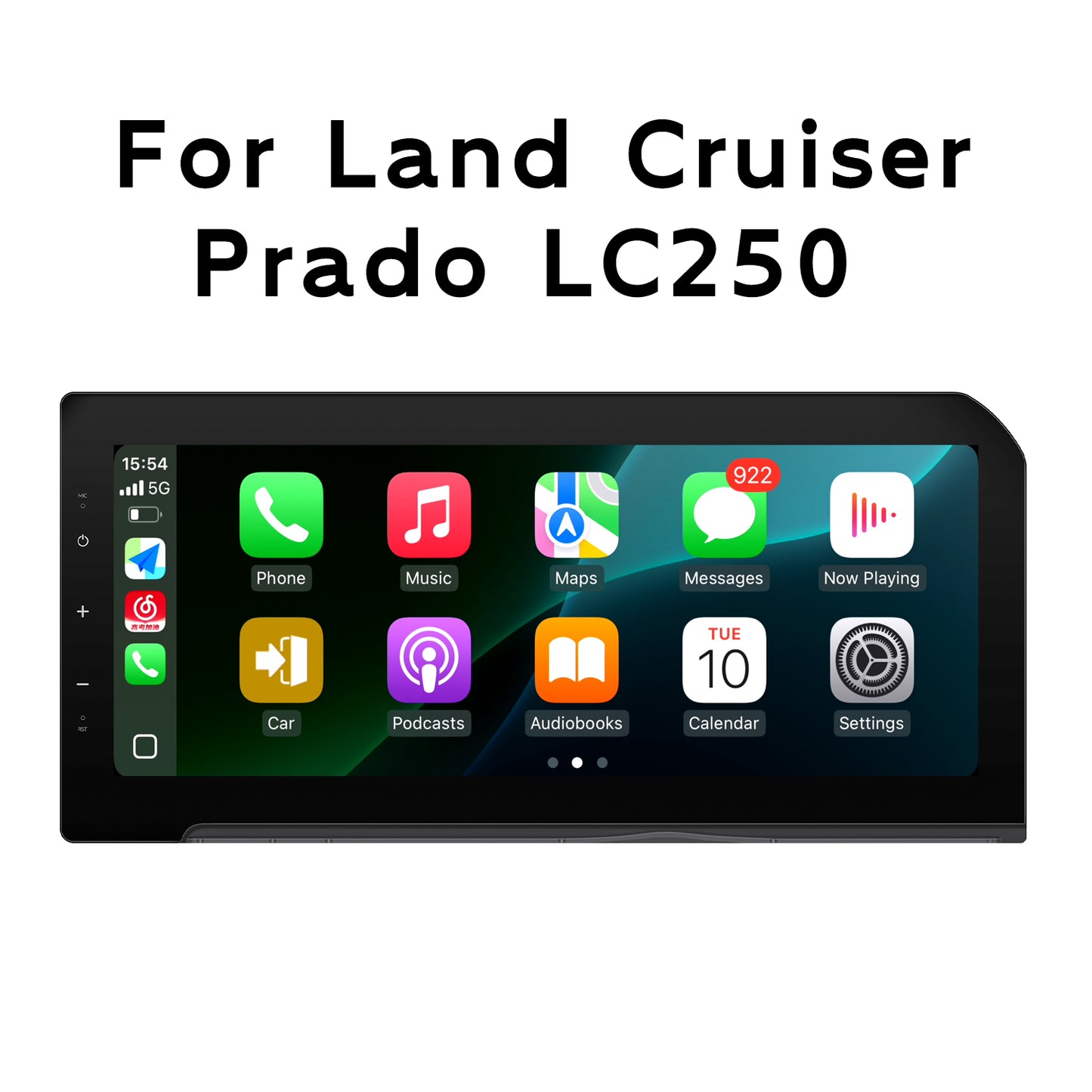 12.3" Android Car Stereo for Land Cruiser Prado LC250 2024 2025 2026 Wireless CarPlay 8Core DSP GPS Car Radio