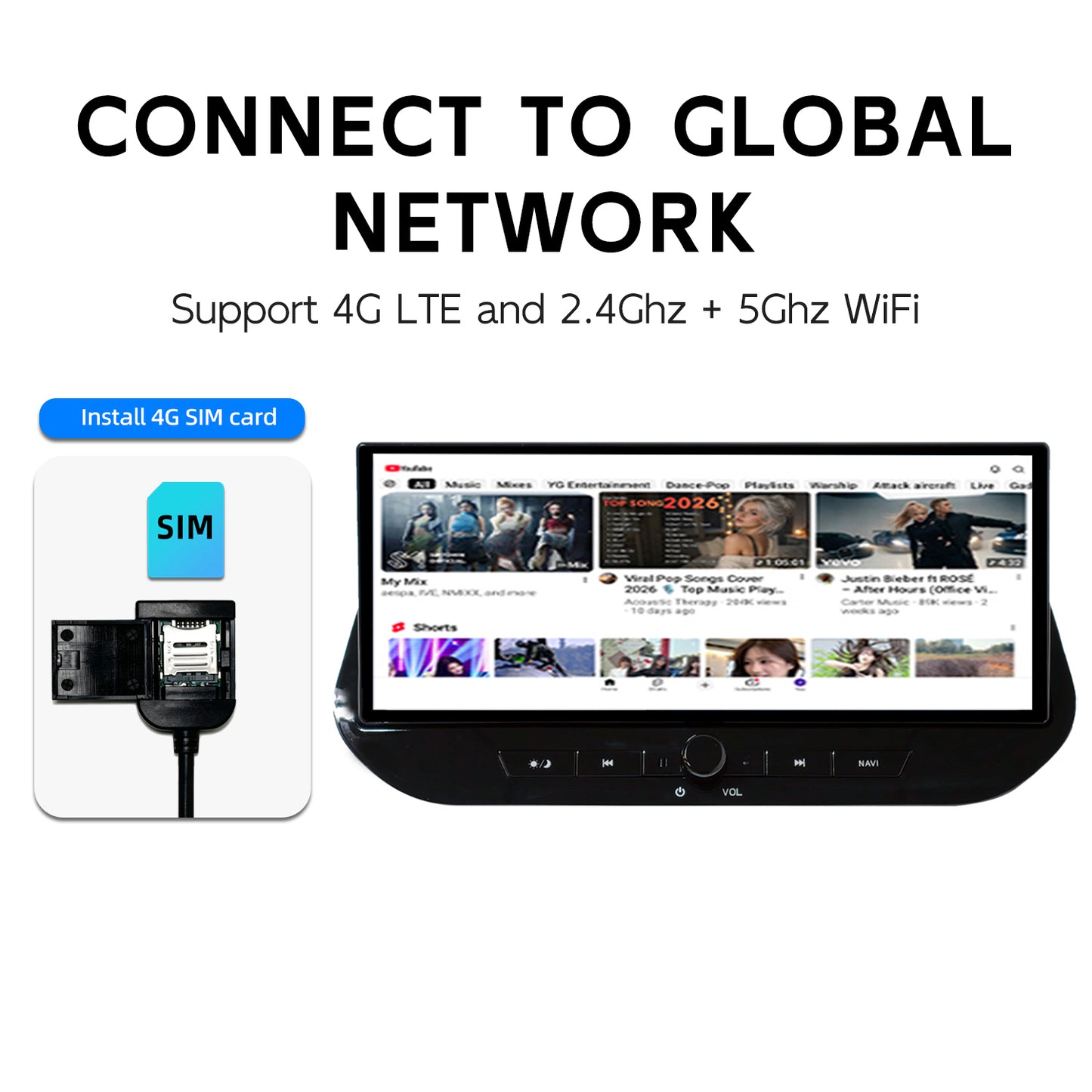 12.3 Inch Android Car Radio for Nissan Rogue X-Trail T33 2021 - 2024 Wireless CarPlay UIS7865 Android 14 8Core Car Stereo