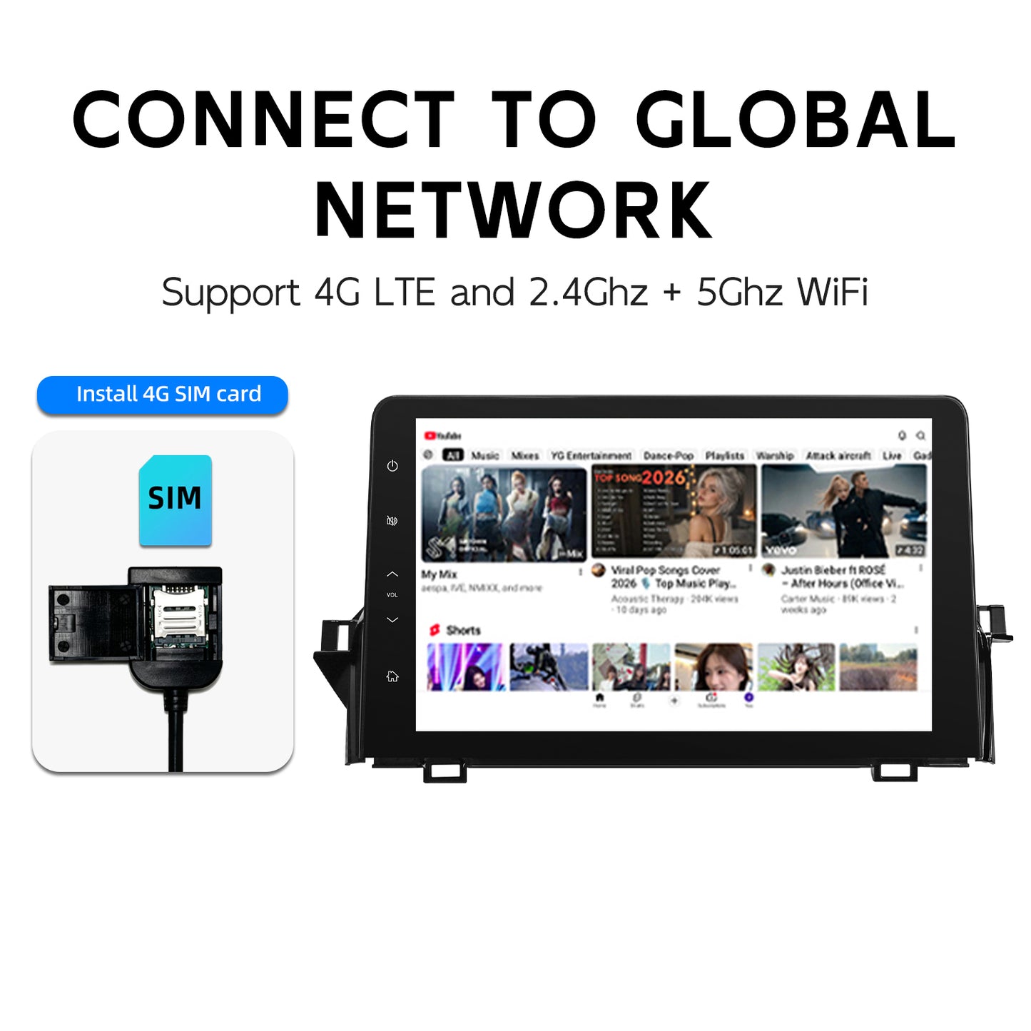11.5 Inch Android Car Radio for Camry XV70 2021 - 2023 Wireless CarPlay UIS7865 Android 14 8Core Car Stereo