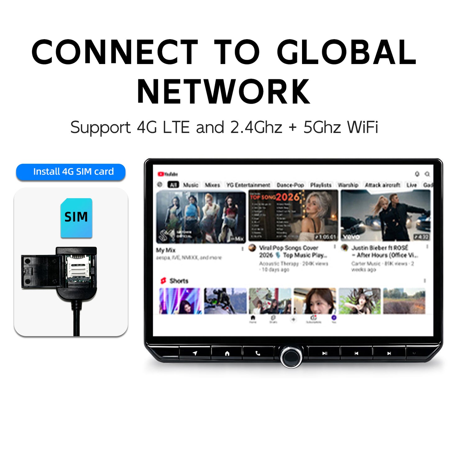 12.5 Inch Car Radio for Toyota RAV4 AX50 2019 - 2025 Wireless CarPlay DSP GPS 8Core Android 14 Car Stereo Player