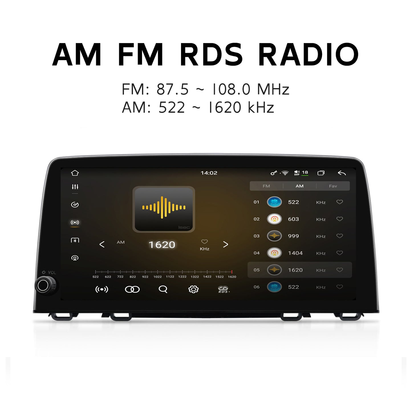 10.33 Inch Android Car Radio for Honda CR-V RW RT 2017 - 2023 CRV Wireless CarPlay Android Auto 8Core Car Stereo