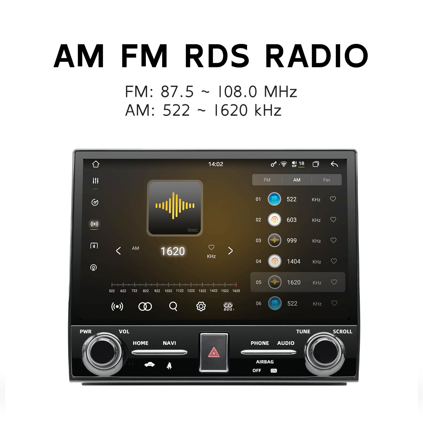 10 Inch Android 14 8Core Car Stereo for Toyota Tacoma 2005 - 2015 Wireless CarPlay DSP GPS Touch Screen Car Radio