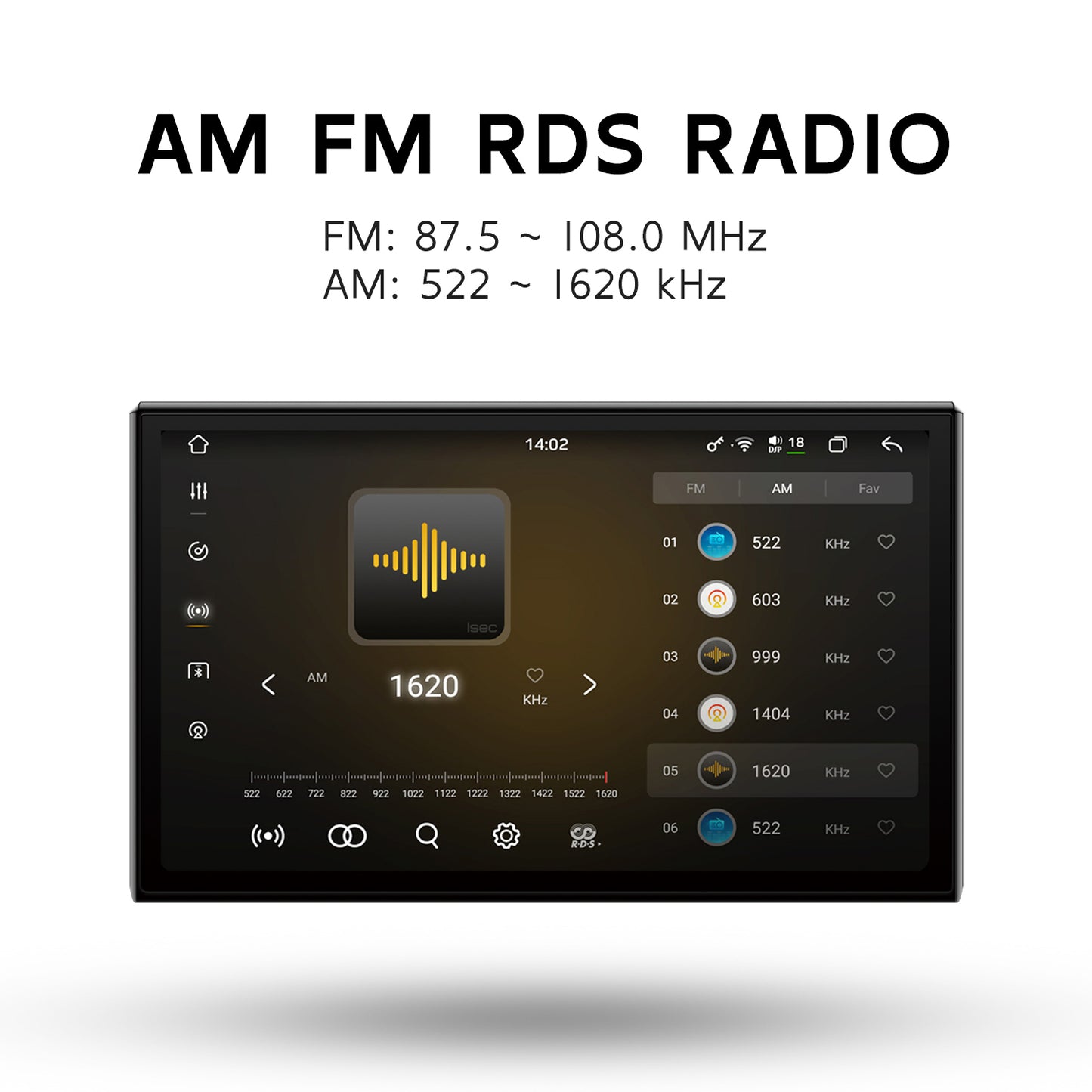 14.6" Android Car Radio for Toyota Tacoma N400 2024 - 2026 Wireless CarPlay Touch Screen 8Core Car Stereo Headunit