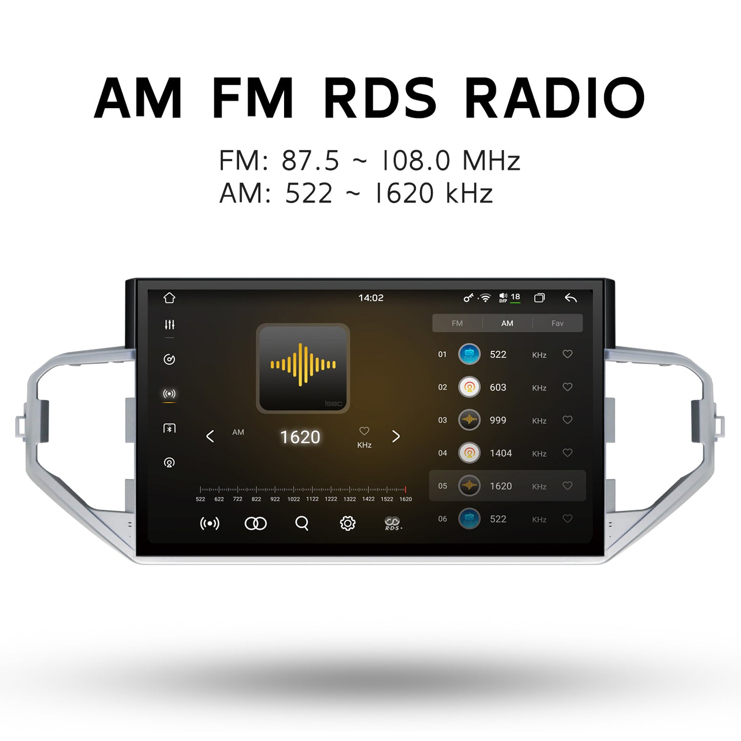 14.6" Android Car Radio for Toyota Tundra XK70 2022-2026 Wireless CarPlay Touch Screen 8Core Car Stereo Headunit