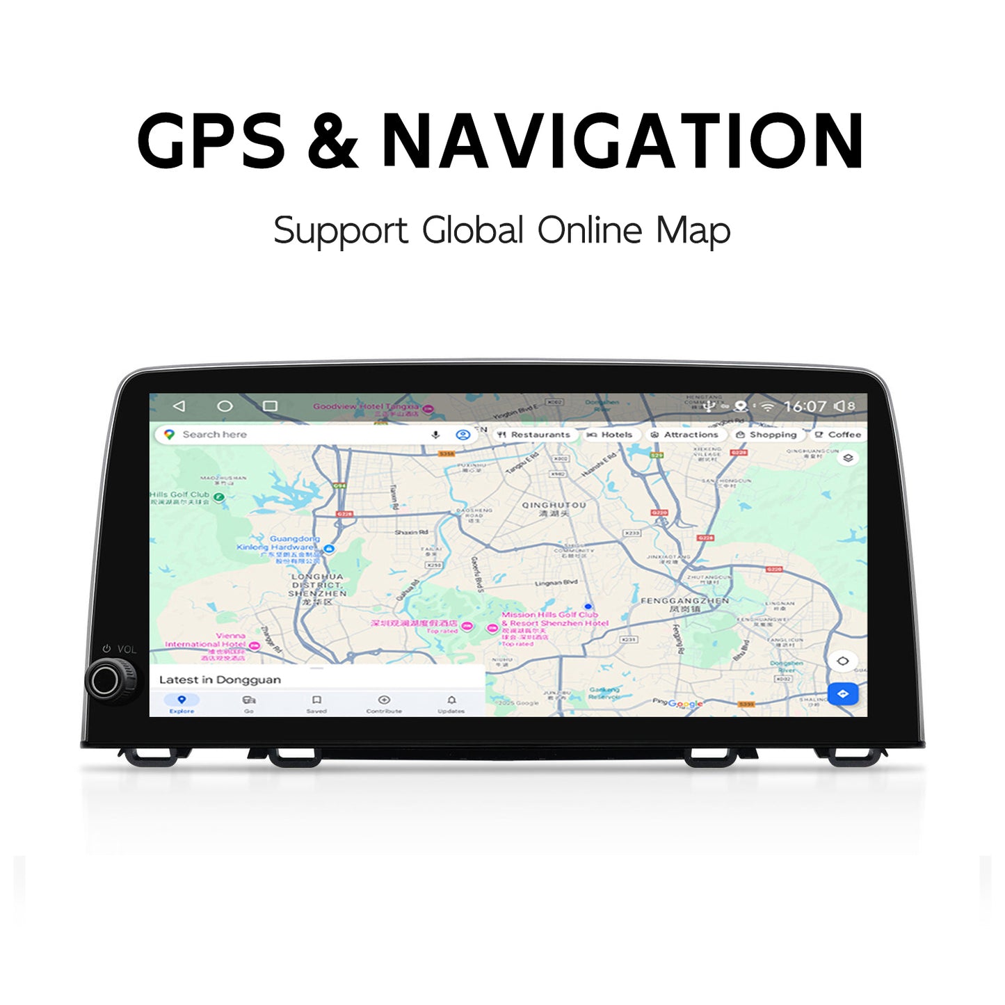 10.33 Inch Android Car Radio for Honda CR-V RW RT 2017 - 2023 CRV Wireless CarPlay Android Auto 8Core Car Stereo