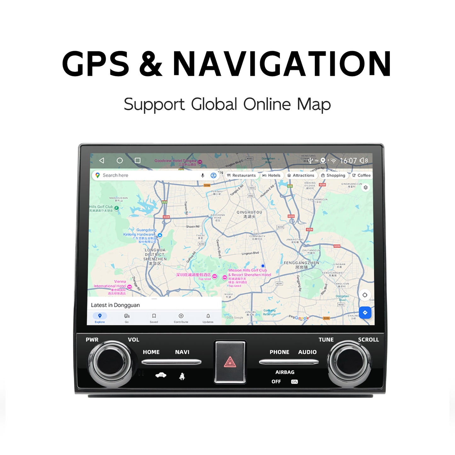 10 Inch Android 14 8Core Car Stereo for Toyota Tacoma 2005 - 2015 Wireless CarPlay DSP GPS Touch Screen Car Radio