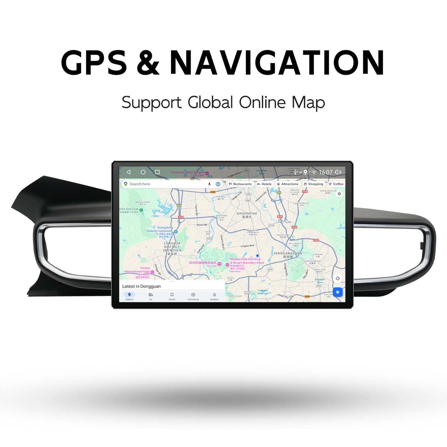 13 Inch Android Car Radio for Ford Explorer U625 2020 2021 2022 Wireless CarPlay UIS7865 Android 14 8Core Car Stereo