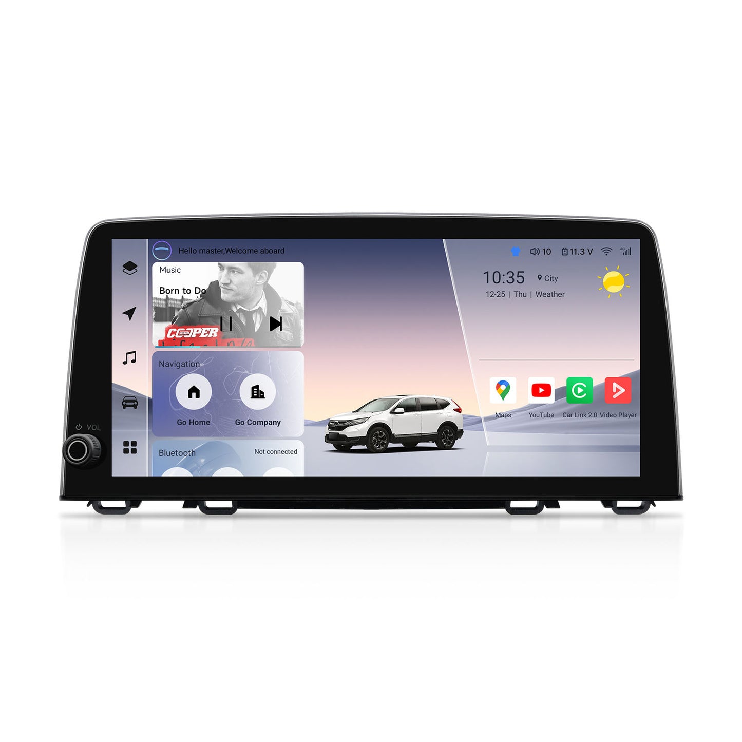 10.33 Inch Android Car Radio for Honda CR-V RW RT 2017 - 2023 CRV Wireless CarPlay Android Auto 8Core Car Stereo