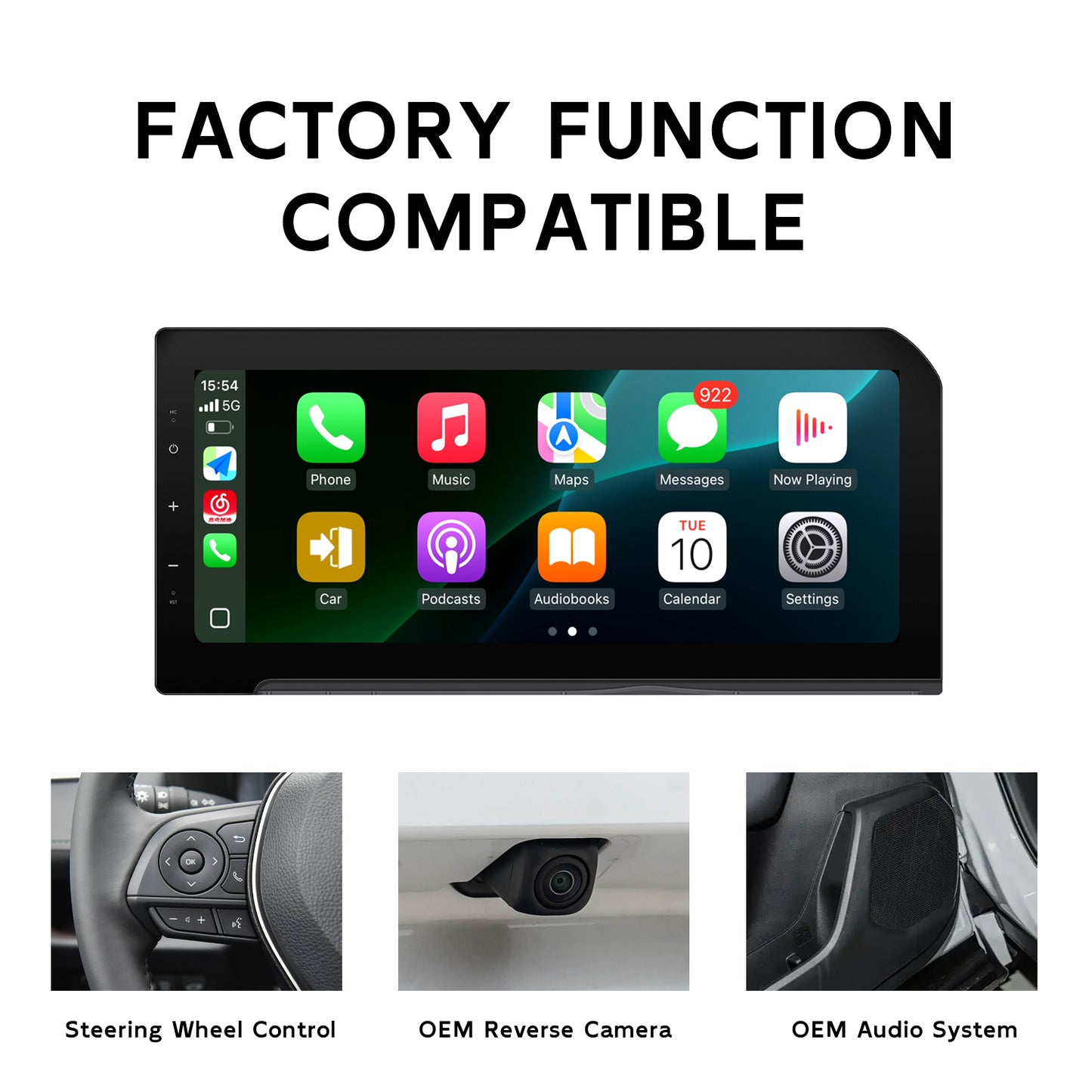 12.3" Android Car Stereo for Land Cruiser Prado LC250 2024 2025 2026 Wireless CarPlay 8Core DSP GPS Car Radio